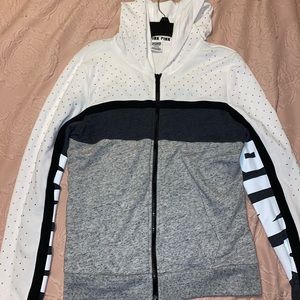 NWOT PINK zip up jacket